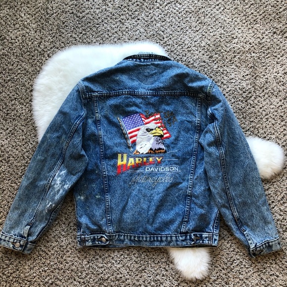 harley davidson jeans jacket